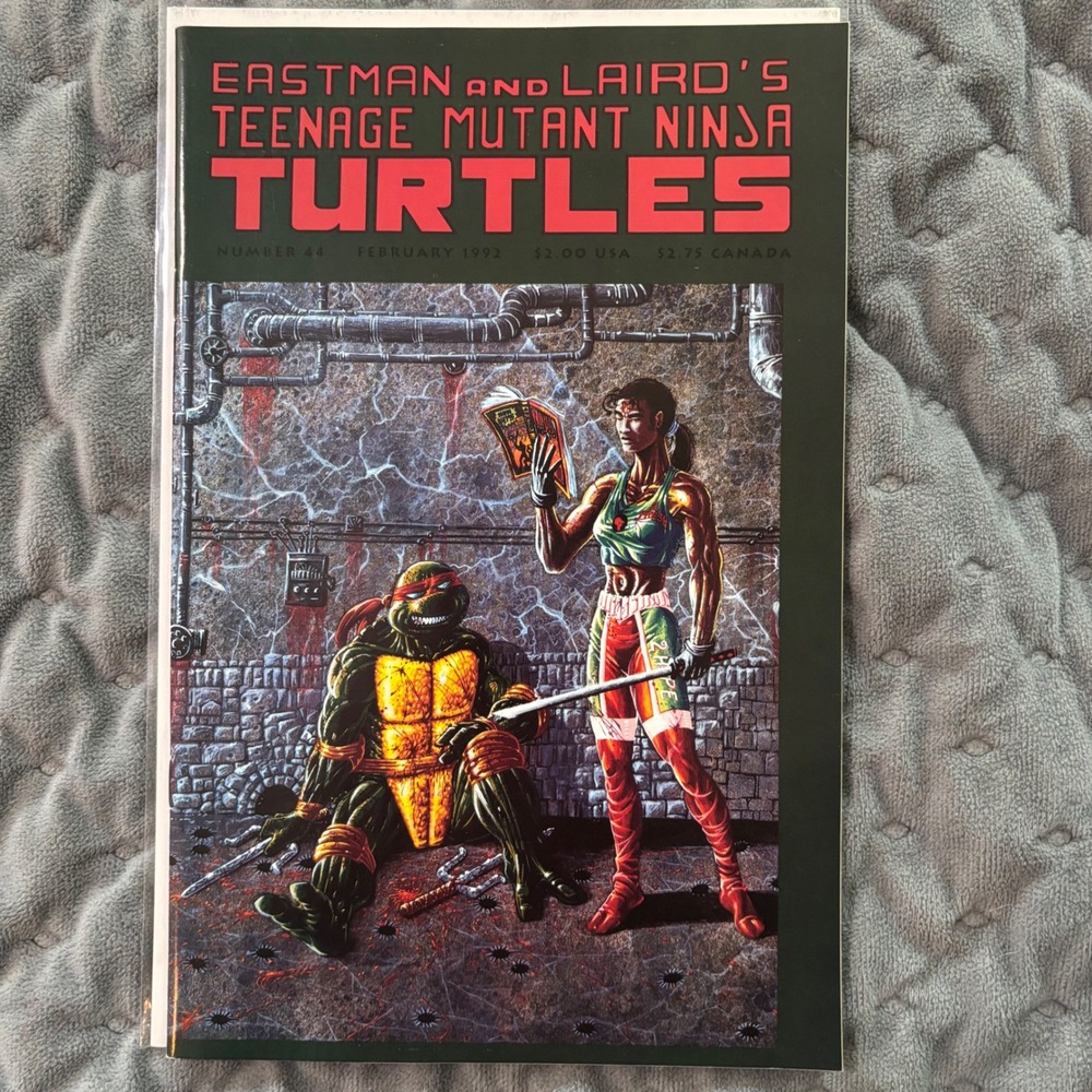 TMNT 44 Teenage Mutant Ninja Turtles 1992 Mirage Studios 1st Printing Rick VG